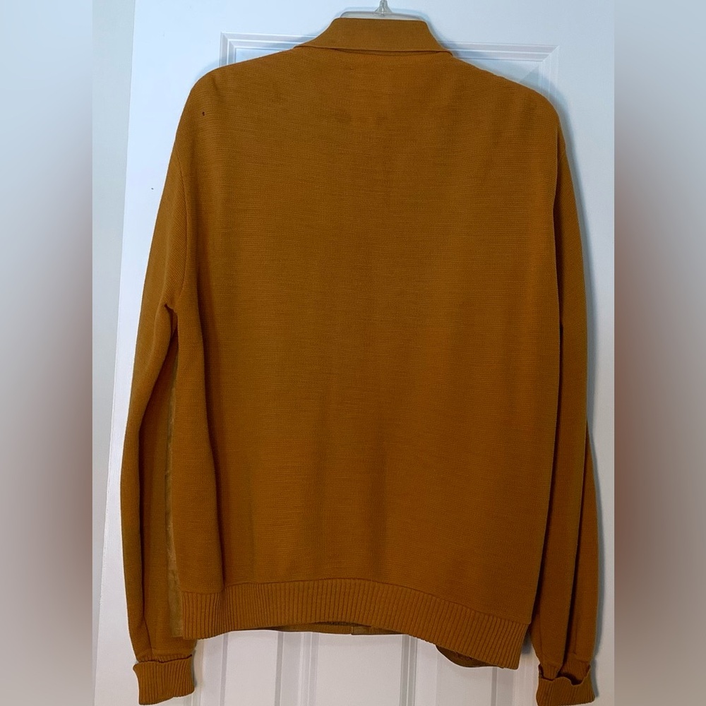 Vintage Grunge Andy Williams Puritan Wool Suede Sweater Hipster Cardigan - Picture 9 of 15